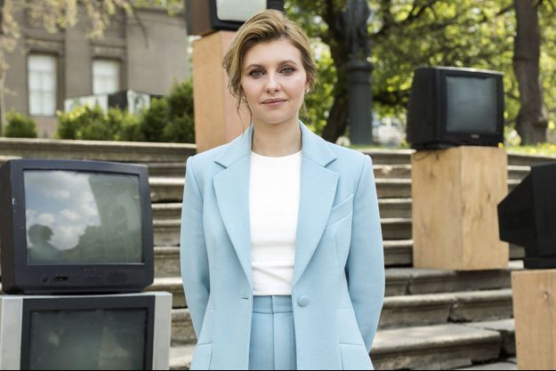 Olena Zelenska, la femme du président ukrainien Volodymyr Zelensky, en mai 2020.