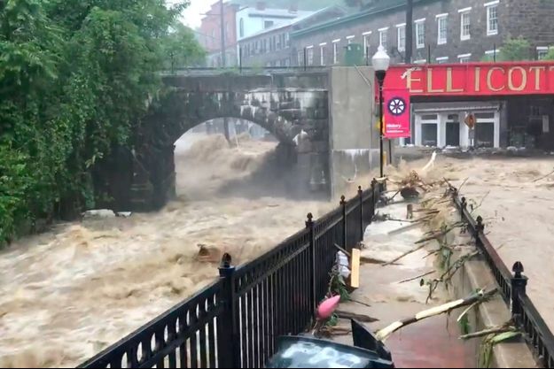 Les inondations d'Ellicott City dimanche 27 mai.
