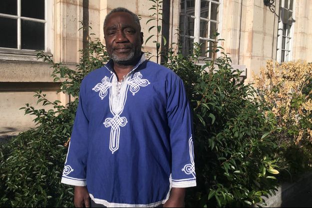 Le général Ferdinand Mbaou à Paris lundi 17 septembre 2018, trois jours après avoir appris la nouvelle