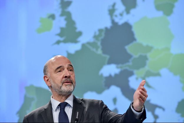 Pierre Moscovici à Bruxelles, le 7 mai.