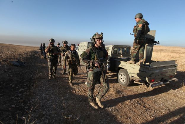 Des forces armées occidentales assistent les Peshmergas sur le front.