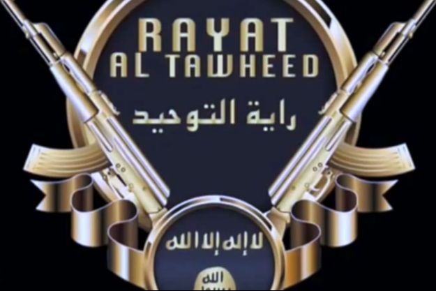 Capture d'écran d'une vidéo de Rayat al-Tawheed publiée par le centre américain de surveillance des sites islamistes (SITE).