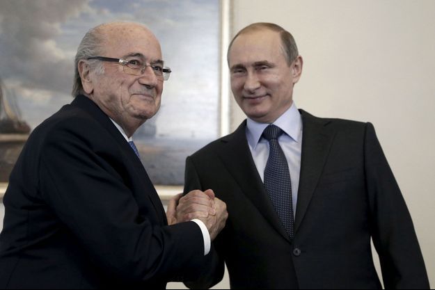 Sepp Blatter et Vladimir Poutine