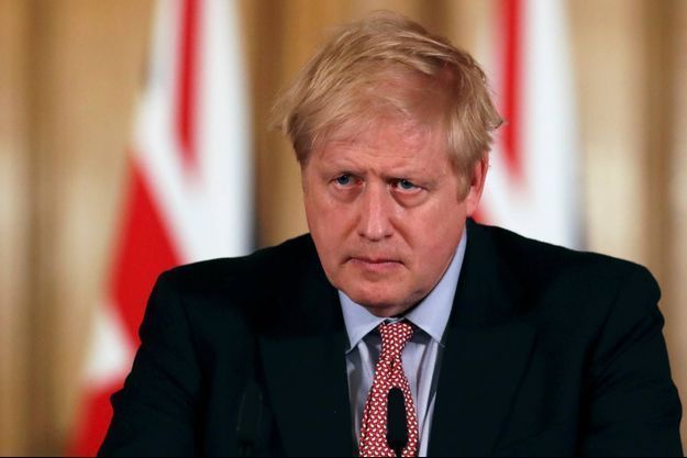Le Premier ministre anglais Boris Johnson, le 12 mars 2020.