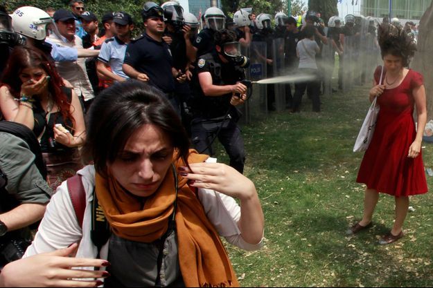 La photo la plus célèbre des soulèvements en Turquie.