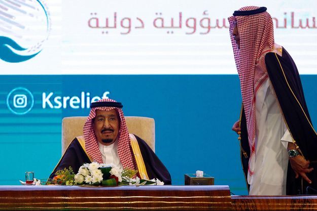 Le roi Salmane d'Arabie saoudite, le 26 février 2018.