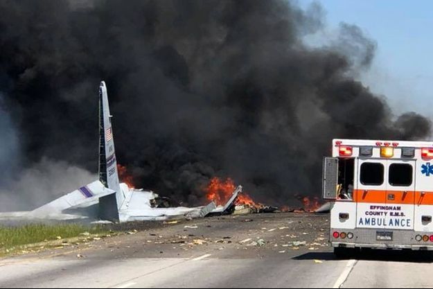L'avion s'est écrasé à Savannah. 