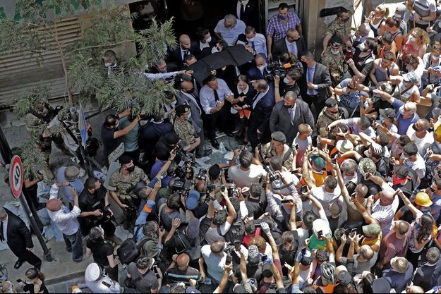 A Beyrouth, Emmanuel Macron en mode Jacques Chirac