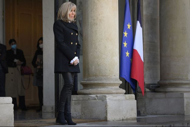 Brigitte Macron, ici à l'Elysée le 12 novembre. 