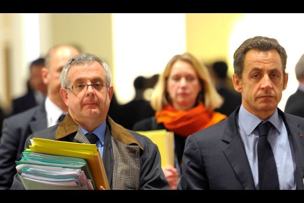 Xavier Musca, secrétaire général de l'Elysée, avec Nicolas Sarkozy.