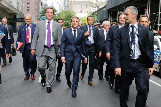 Emmanuel Macron à New York