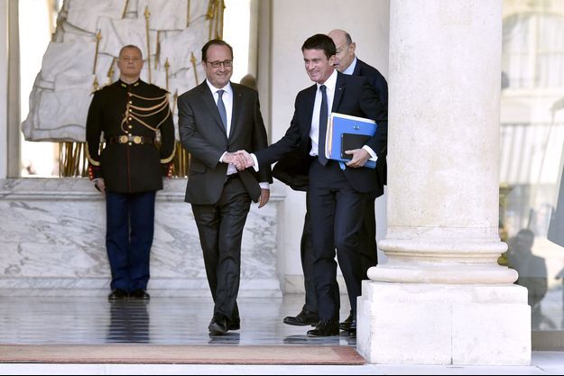François Hollande et Manuel Valls à l'Elysée, le 12 octobre.