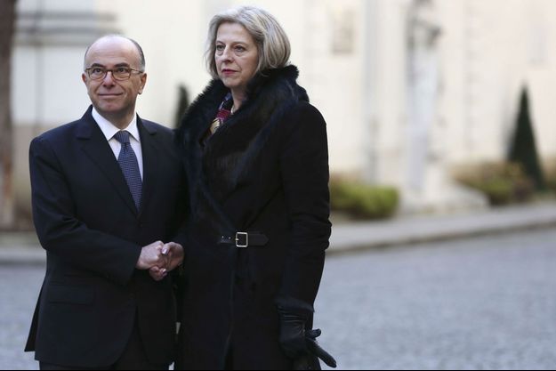 Bernard Cazeneuve et Theresa May le 11 janvier dernier.