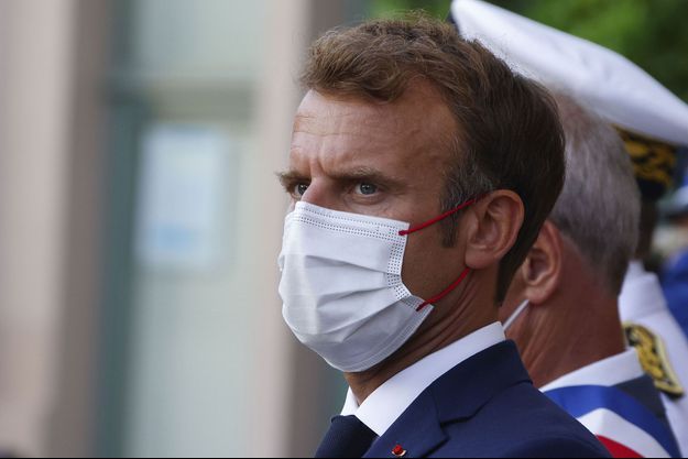 Emmanuel Macron le 17 août à Bormes-les-Mimosas.