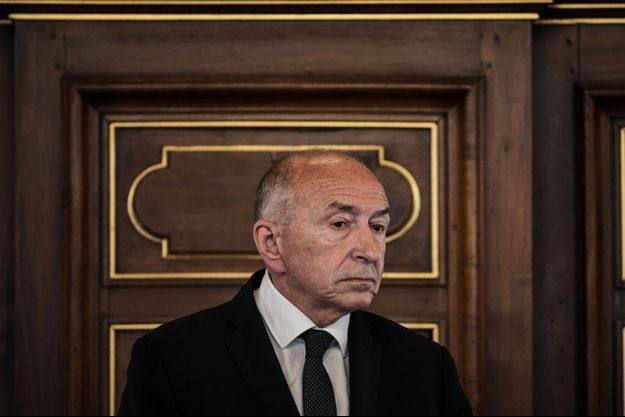 Gérard Collomb, jeudi à la mairie de Lyon. 
