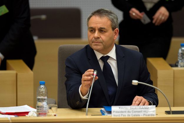 Xavier Bertrand le 4 janvier dernier, lors de son élection à la présidence du Conseil régional de Nord-Pas-de-Calais-Picardie.