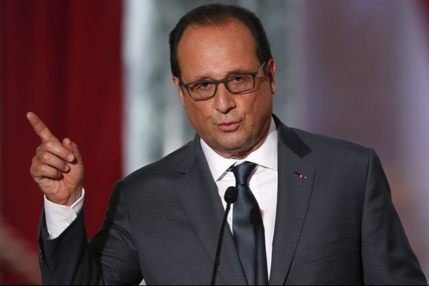 François Hollande lundi durant sa conférence de presse.