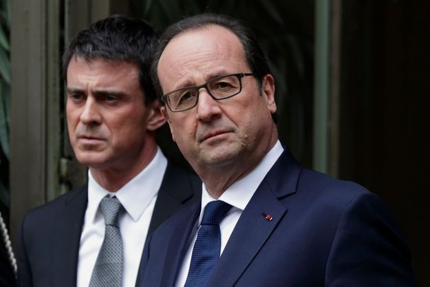 Manuel Valls et François Hollande le 1er avril dernier.