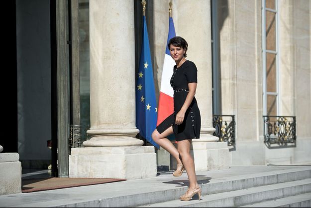 Najat Vallaud-Belkacem à l'Elysée le 23 juillet à l'occasion du séminaire gouvernemental sur la rentrée.