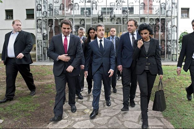 A Buenos Aires: Rachida Dati, Eric Woerth, Nicolas Sarkozy, Luc Chatel