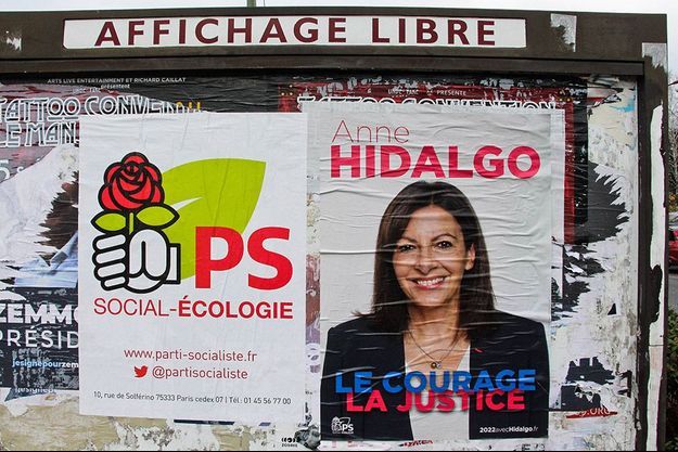 L'affiche de campagne d'Anne Hidalgo.