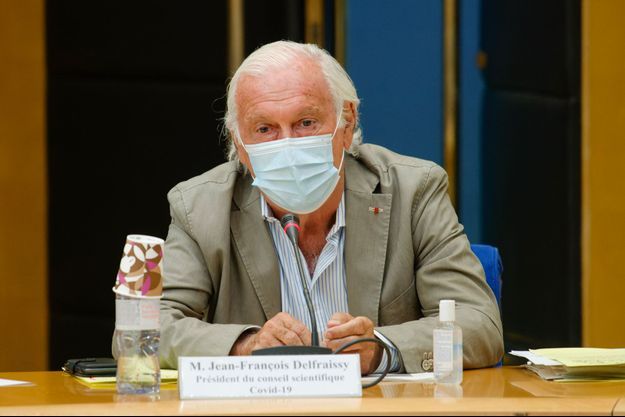 Jean-François Delfraissy au Sénat, jeudi. Jean-François Delfraissy au Sénat, jeudi.