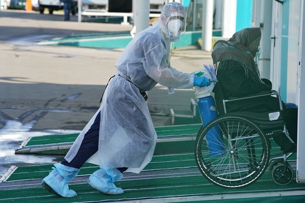 Hôpital à Moscou, le 13 octobre 2021. Hôpital à Moscou, le 13 octobre 2021.