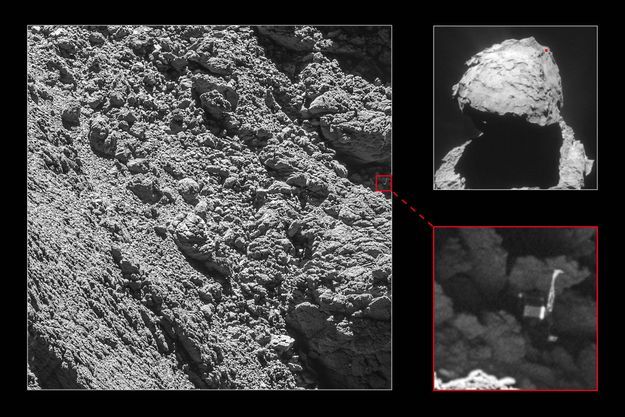 La sonde Rosetta a photographié le robot Philae