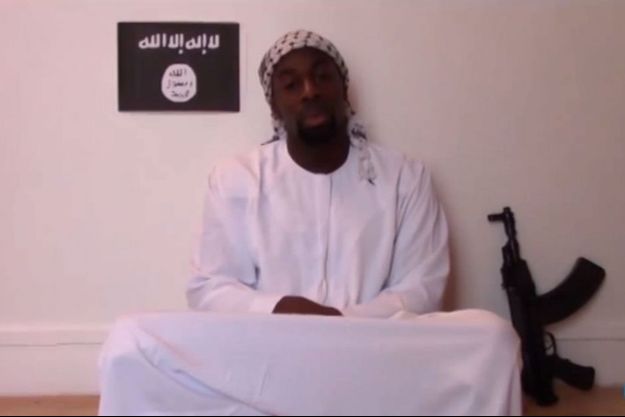 Capture écran de la vidéo posthume d'Amedy Coulibaly.