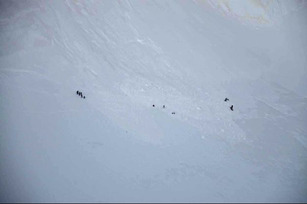 Avalanche meurtrière au Mont Maudit en 2012.
