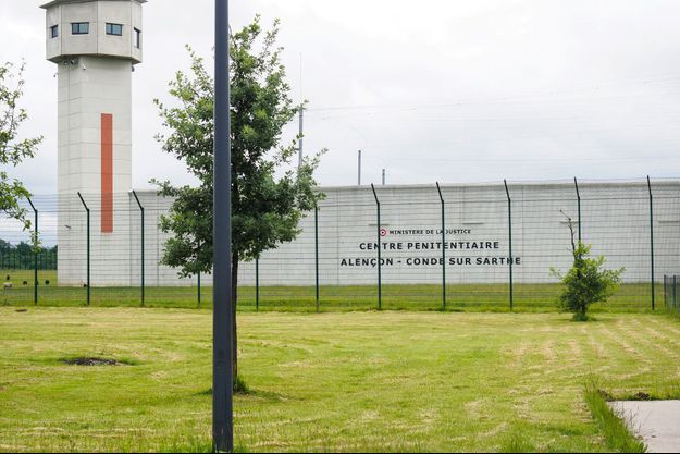 La prison de Condé-sur-Sarthe où il était incarcéré. 