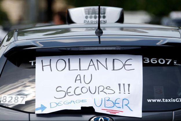 Les représentants des chauffeurs de taxi seront reçus à Matignon après une journée de colère.