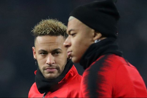 Neymar et Kylian Mbappé. 