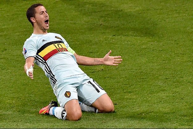 Eden Hazard a marqué le troisième but belge