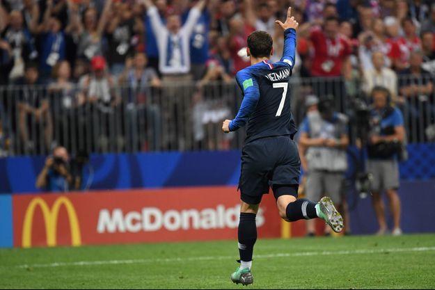 Antoine Griezmann a marqué le deuxième but de l'équipe de France.