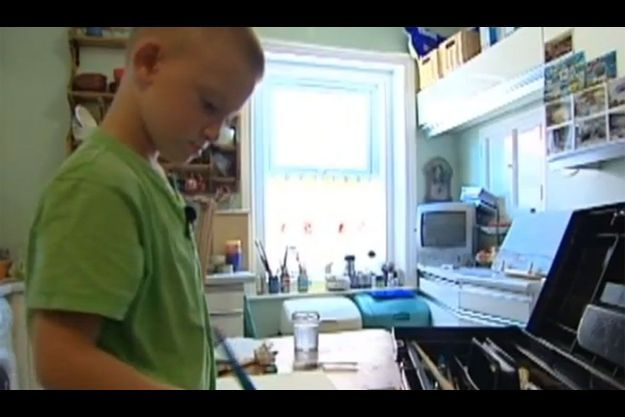  Kieron Williamson, 9 ans, est jeune prodige de la peinture surnommé "Mini Monet".