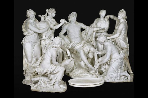 « Apollon servi par les nymphes », marbre, François Girardon et Thomas Regnaudin, 1667-1675.