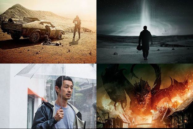 "Mad Max: Fury Road", "Interstellar", "Hill of Freedom" et "Le Hobbit 3: La Bataille des cinq armées". 