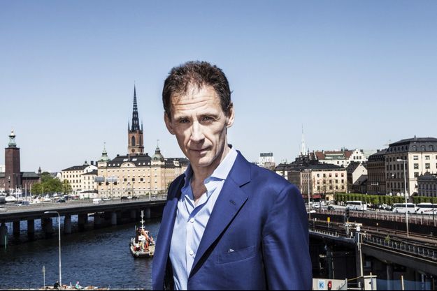 David Lagercrantz, écrivain et journaliste. Auteur de la deuxième trilogie de Millenium. Le 24 mai à Stockholm, Suède.