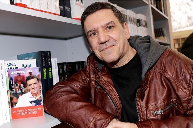 Christian Quesada il y a quelques jours au Salon du livre de Paris. 