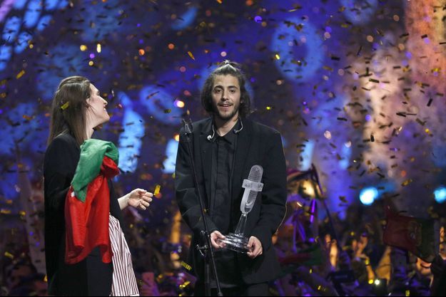 Salvador Sobral le candidat Portugais et grand vainqueur de l'Eurovision 2017. 