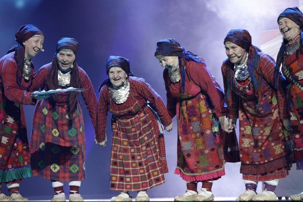 Le groupe russe Buranovskiye Babushki, en 2012. 