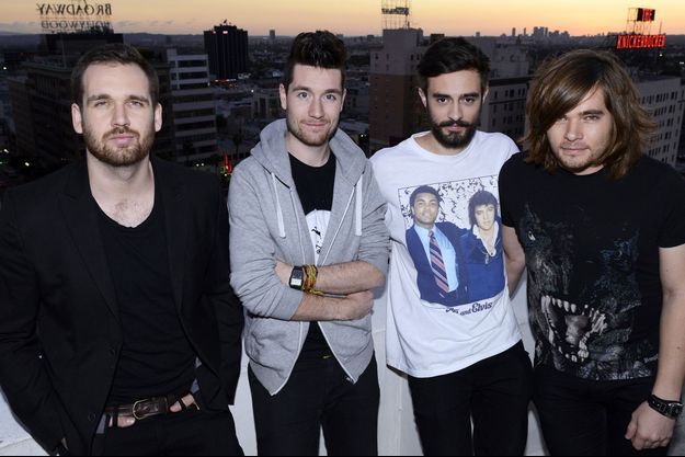 Le groupe Bastille à Los Angeles en février 2014. 