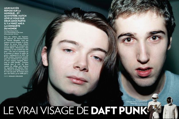 Guy-Manuel de Homem-Christo (à g.) et Thomas Bangalter en 1995, l’année de leur premier tube, « Da Funk ».