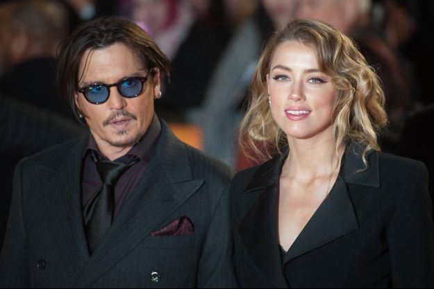 Johnny Depp et Amber Heard à Londres le 19 janvier dernier