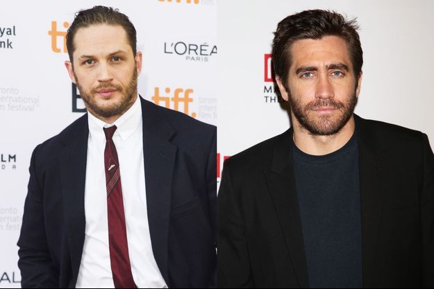 Jake Gyllenhaal (à dr.) pourrait remplacer Tom Hardy au casting du film "Suicide Squad"