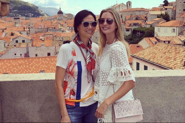 Wendi Deng Murdoch et Ivanka Trump à Dubrovnik.