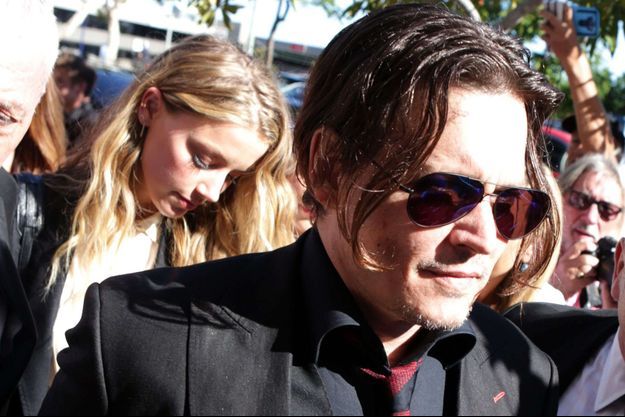Johnny Depp et Amber Heard en avril 2016.