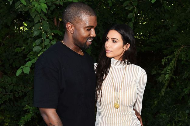 Kanye West et Kim Kardashian en 2016