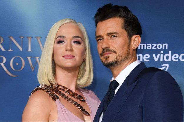 Katy Perry et Orlando Bloom en août 2019 à Los Angeles.